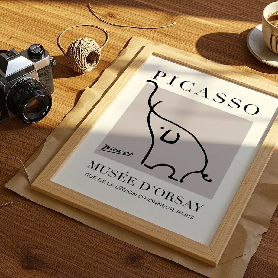 plakat picasso elephant 50x70