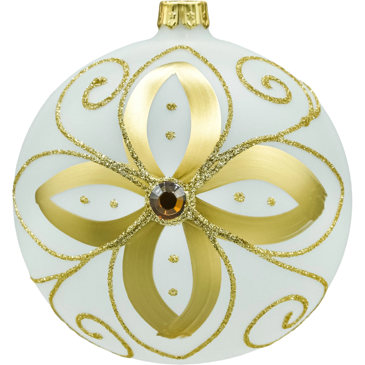 Bombki okrągłe zestaw: Złota rozeta
