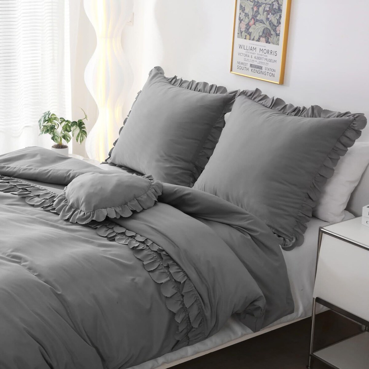 pościel "sweet heart" z poduszką serce 160x200 cm