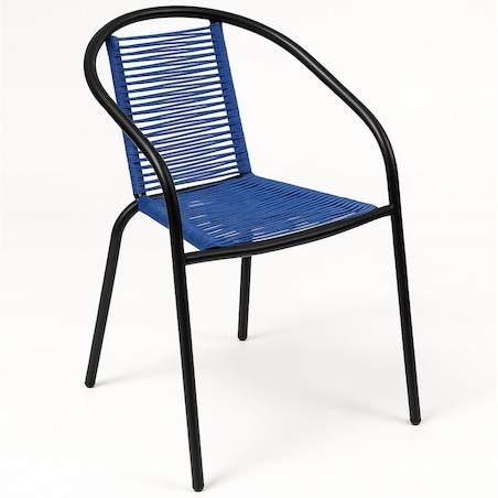 4 X Fotel Bistro Sznurkowy Wygodne Krzesło Ogrodowe Na Balkon Do Ogrodu