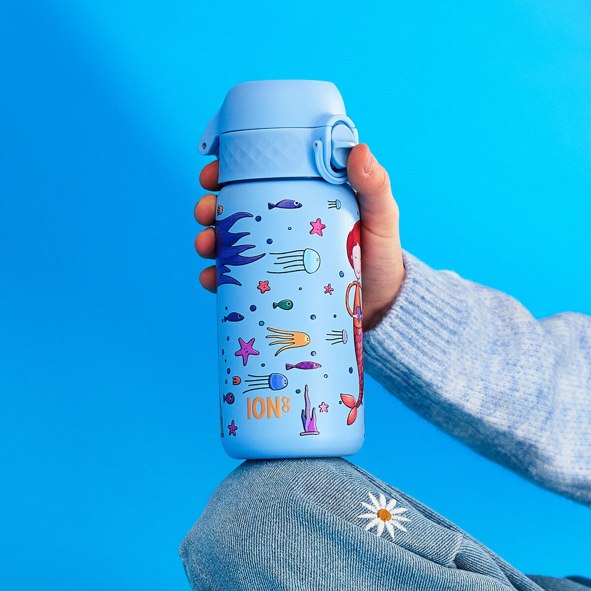 Butelka ION8 Single Wall I8SS400PBMER (MR) Mermaids