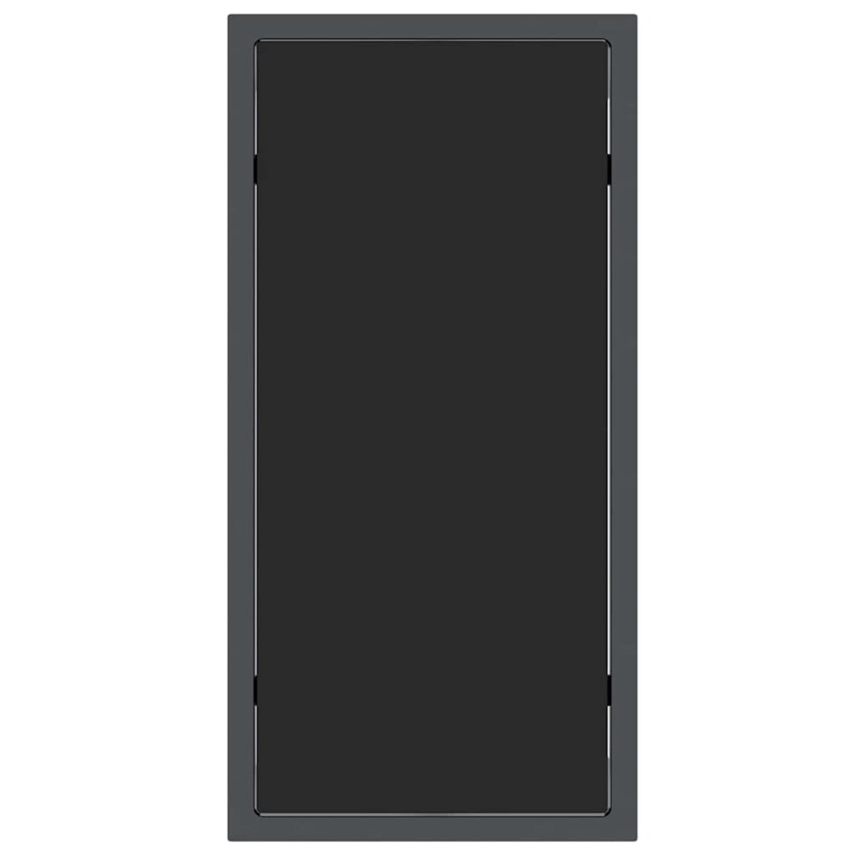 vidaXL Leżaki ze stolikiem 3 pcs Czarny i antracytowy 197 x 54 x 86 cm