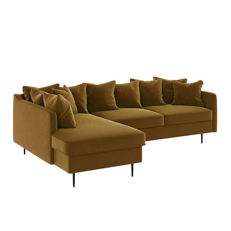 Esme Sofa narożna - miodowa