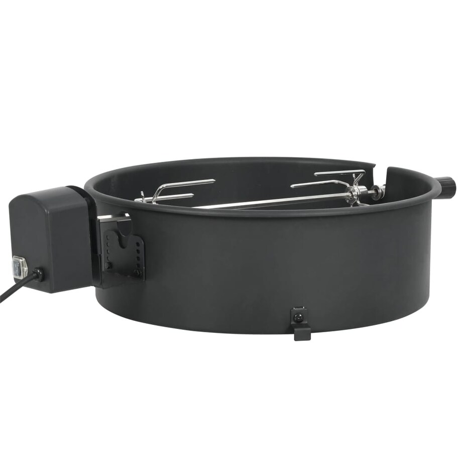 vidaXL Rożen z pierścieniem, 47 cm, czarny