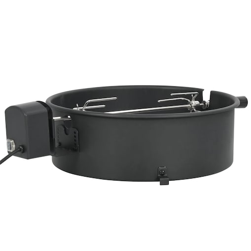 vidaXL Rożen z pierścieniem, 47 cm, czarny