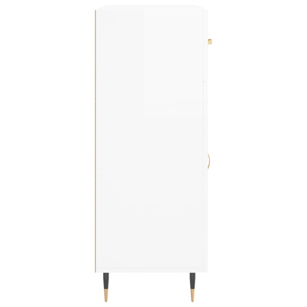 vidaXL Szafka, biała, 69,5x34x90 cm, materiał drewnopochodny