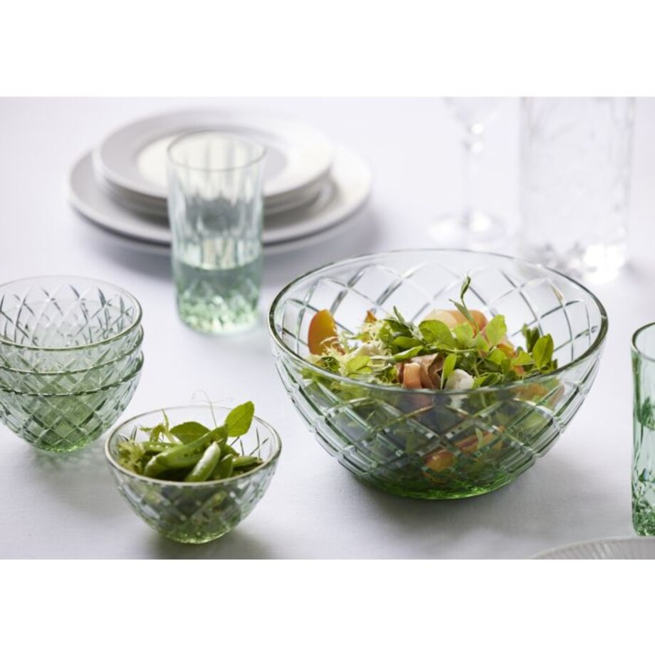 Wysokie szklanki Sorrento 380 ml zielone 4 sztuki 31481