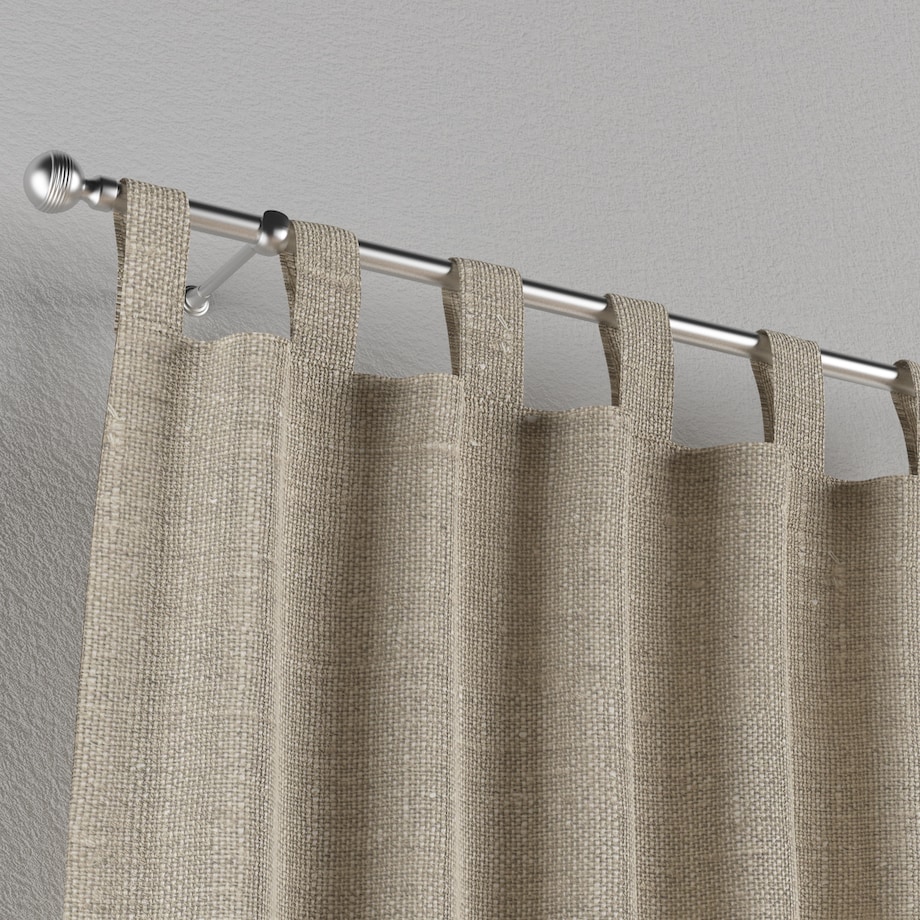 Zasłona na szelkach 1 szt. 130x245 lniany