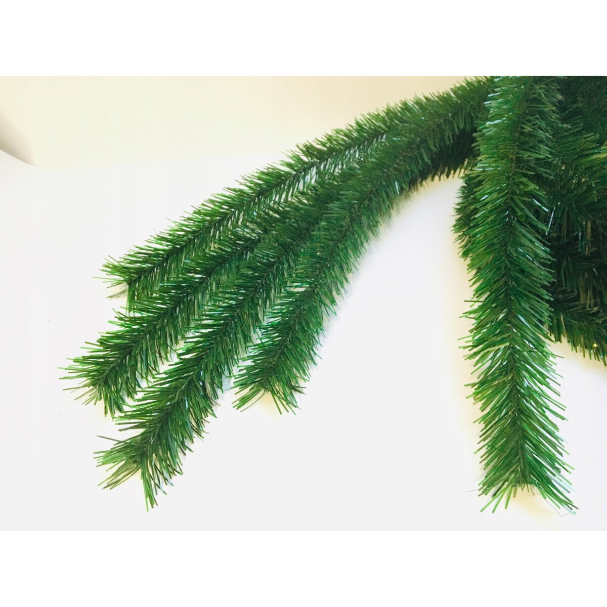 GIRLANDA WĄŻ choinkowa święta BŁYSZCZY SIĘ zielona sztuczna 5szt 450cm