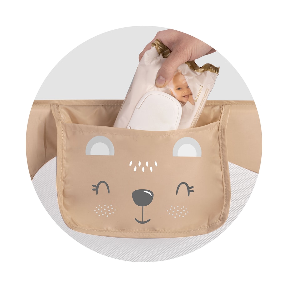 Barierka ochronna do łóżka bramka blokada Nukido