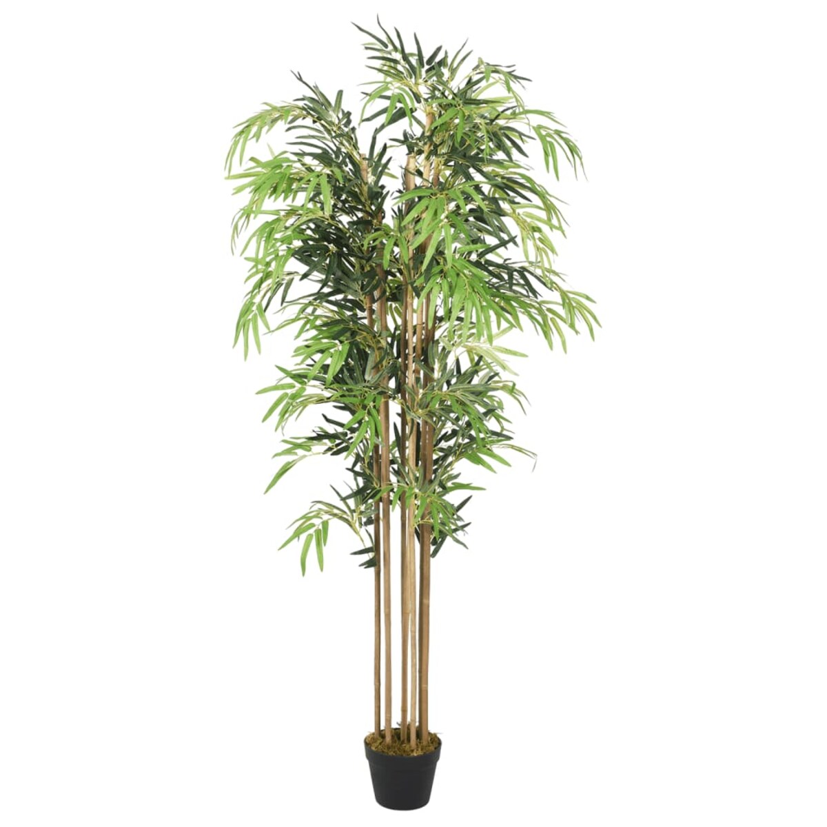 vidaXL Sztuczny bambus, 1095 liści, 150 cm, zielony
