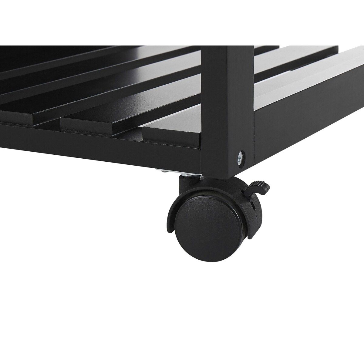 Wózek kuchenny 2 szuflady czarny BOVES