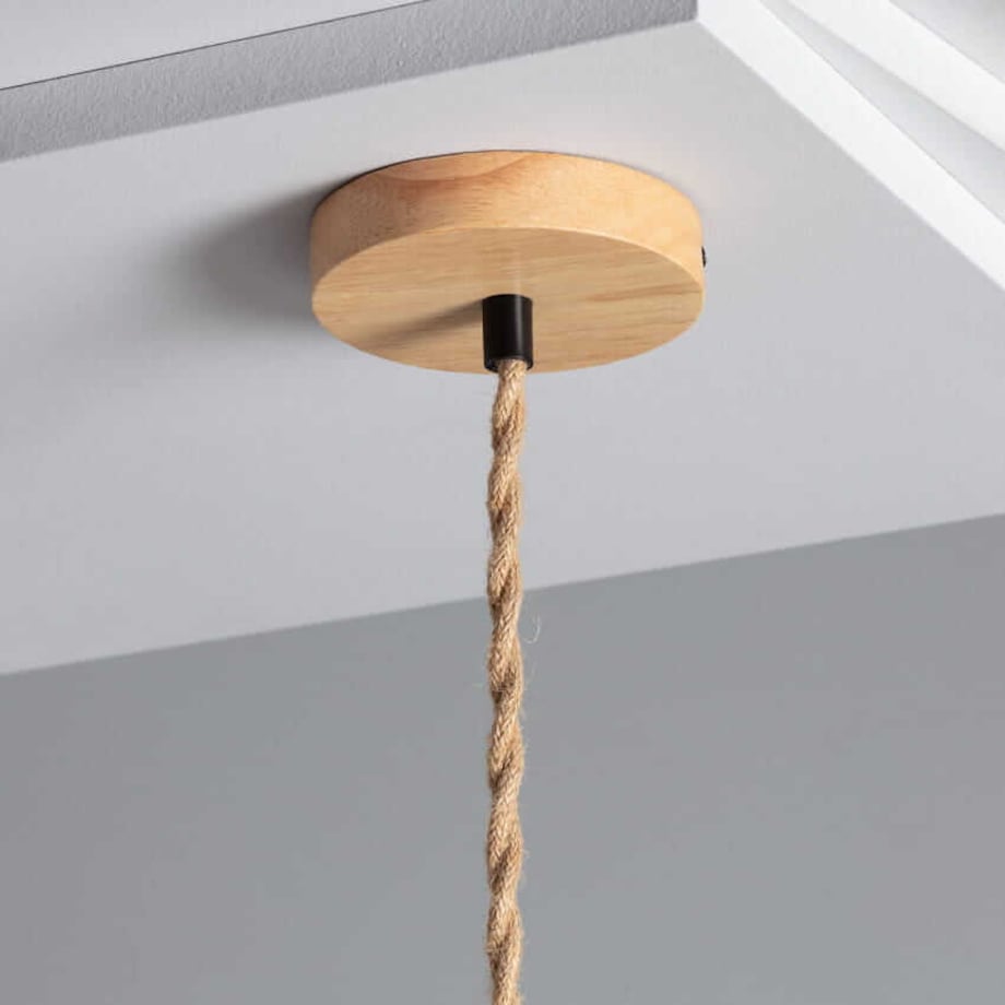 Jadalniana lampa wisząca japandi Boho ABR-NLW27-BH-E27 Abruzzo boho naturalny