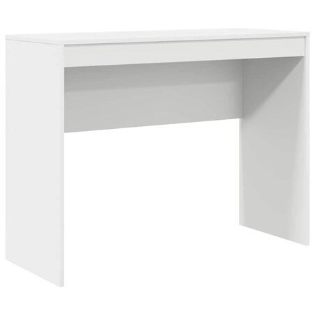 vidaXL Biurko Biały 100 x 40 x 76 cm Materiał drewnopochodny