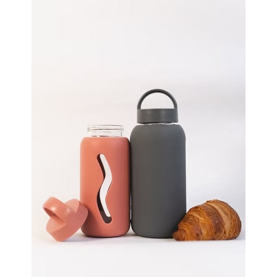 MUUKI MINI BOTTLE szklana butelka na wodę 500 ml, Terra Cotta