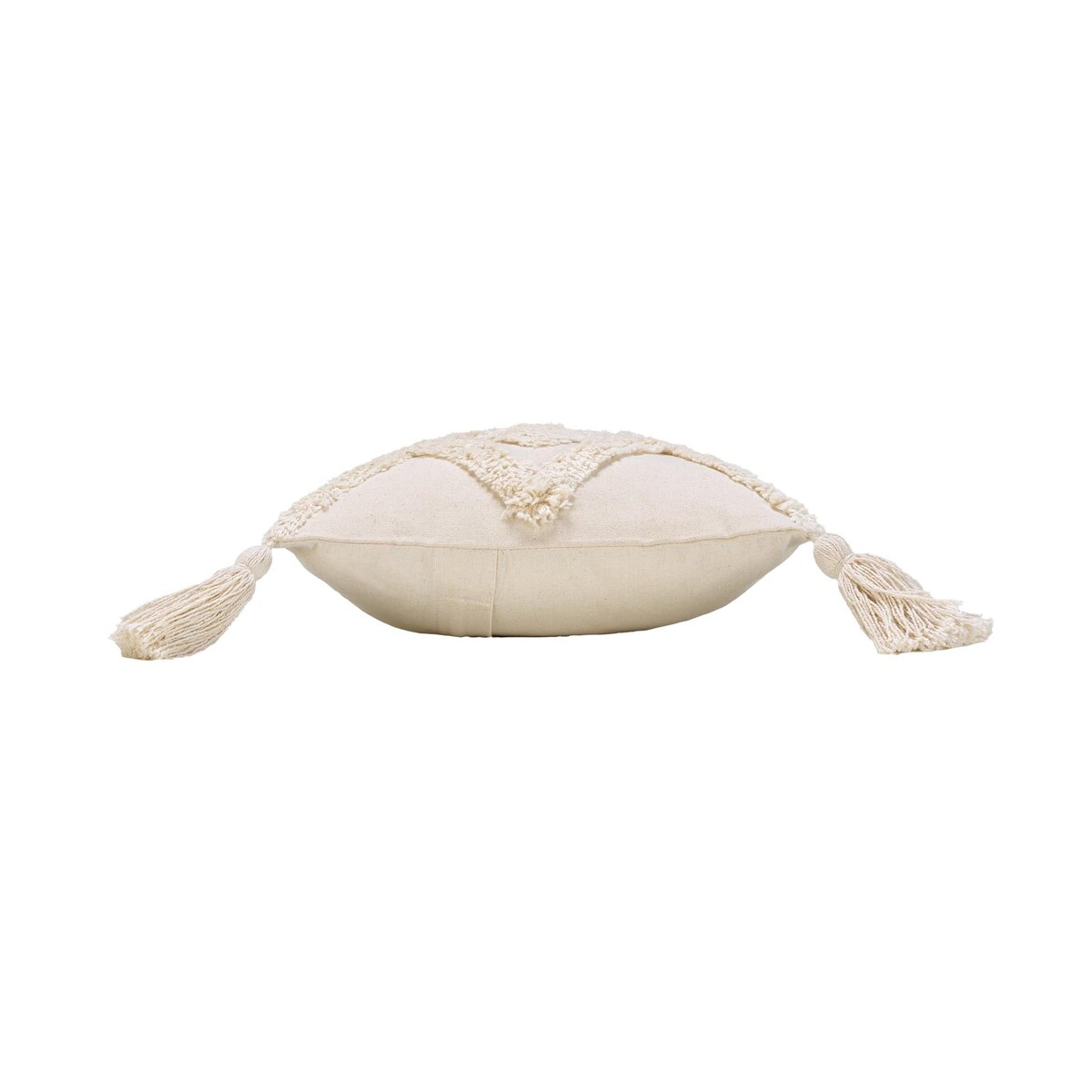 Poduszka z frędzlami i tuftowanym wzorem, 30 x 50 cm, INCA