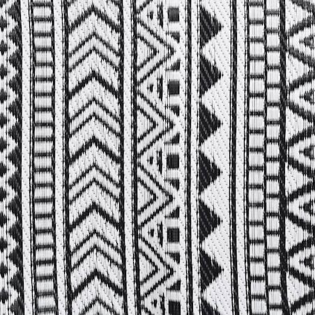 vidaXL Dywan zewnętrzny, ARAKIL czarny, 120x180 cm, PP