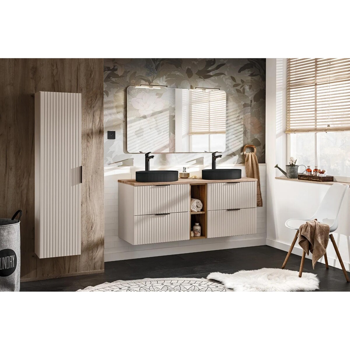 Szafka pod umywalkę ADEL CASHMERE 82-80-2S 80cm kaszmirowa