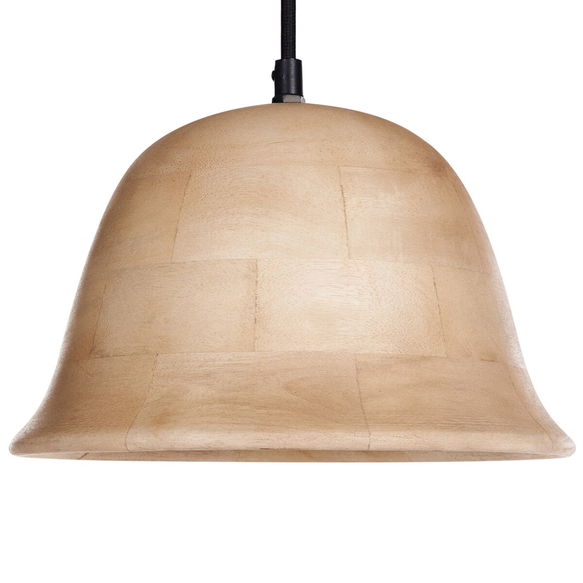 Lampa wisząca GOIKA Drewno mango Jasnobrązowy