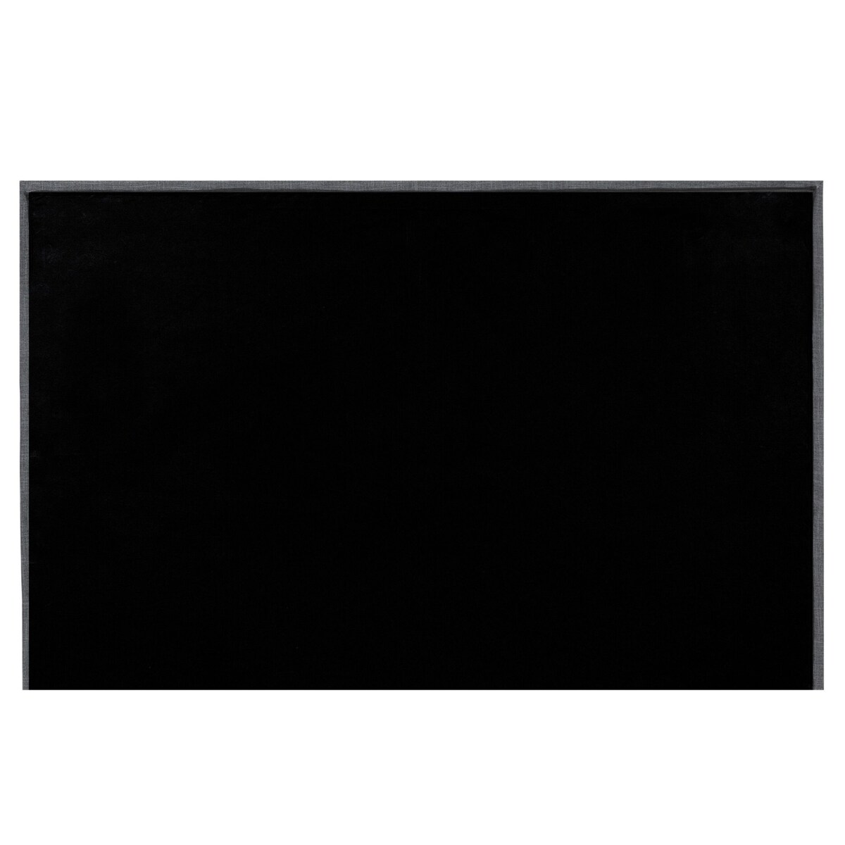 Łóżko tapicerowane 160 x 200 cm ciemnoszare VALBONNE