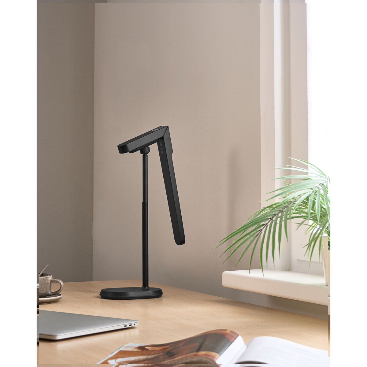 Lampa biurkowa LED TUCANA Ze ściemniaczem Czarny