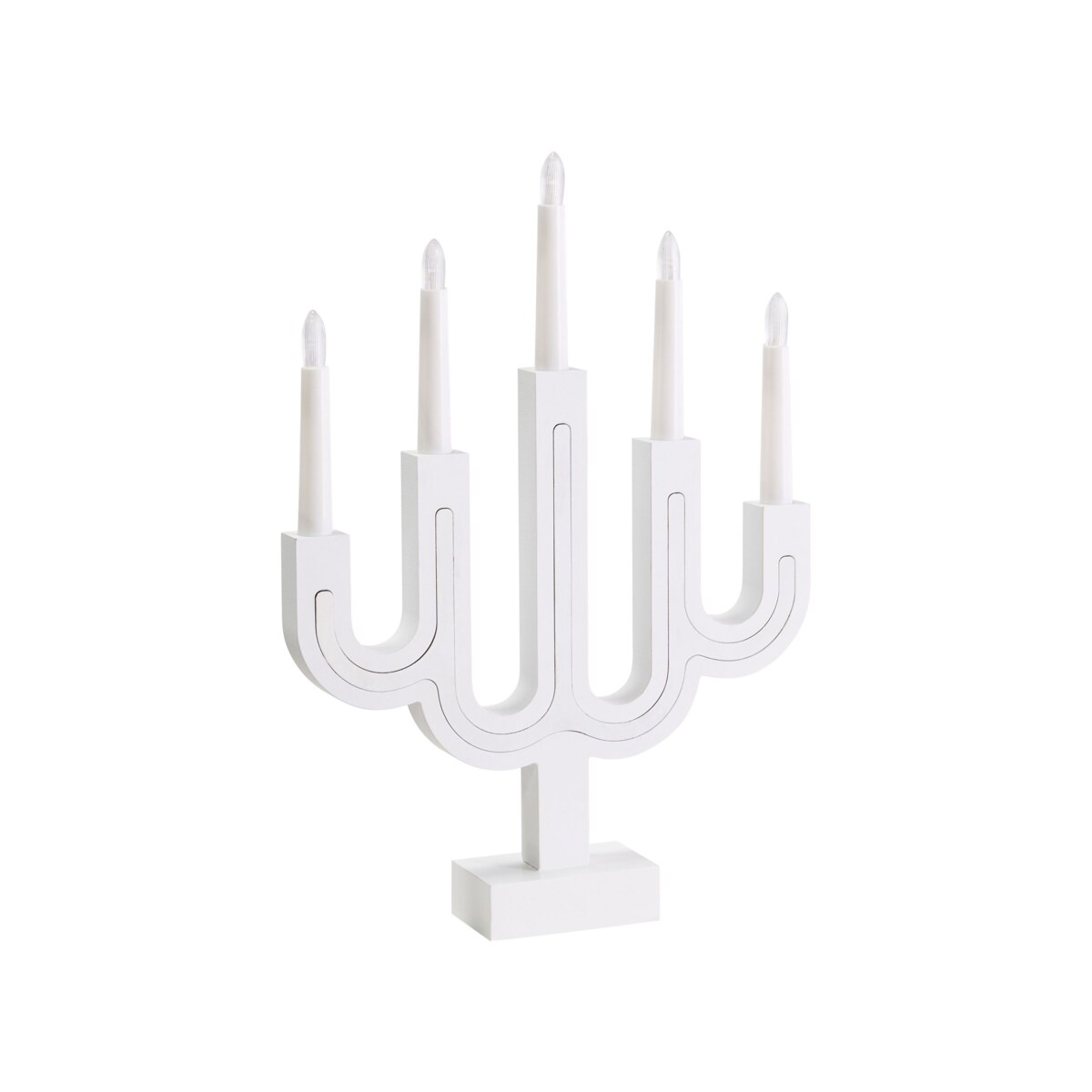 Świąteczny świecznik BJORKAN LED Biały