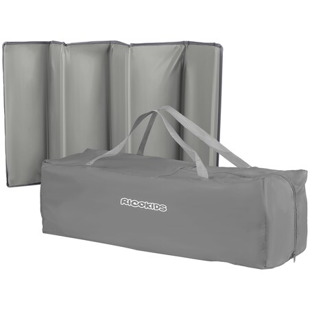 Łóżeczko turystyczne dla dziecka składane podróżne kojec Ricokids + materac + torba