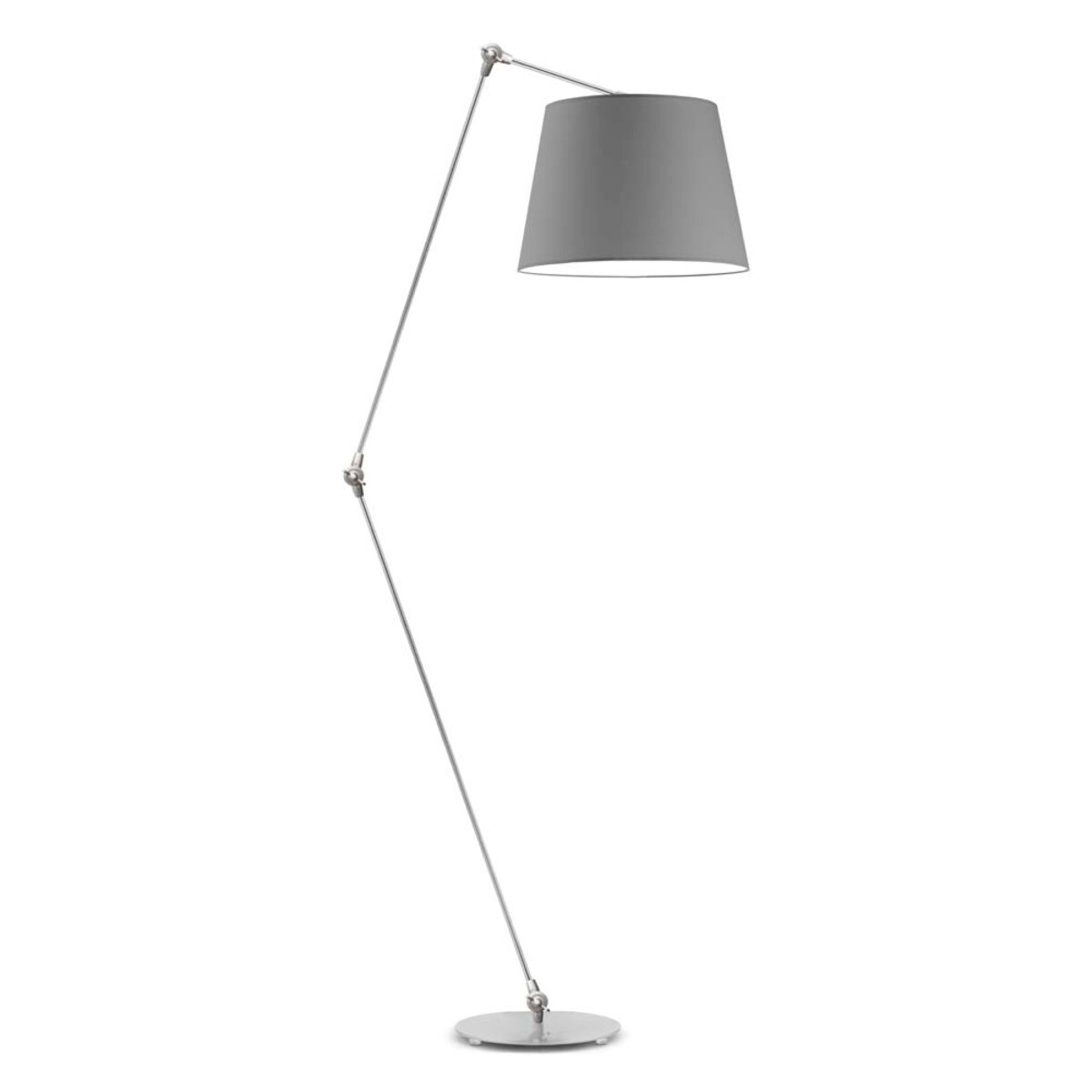 Lampa stojąca podłogowa przegubowa regulowana z abażurem stożek SOUL