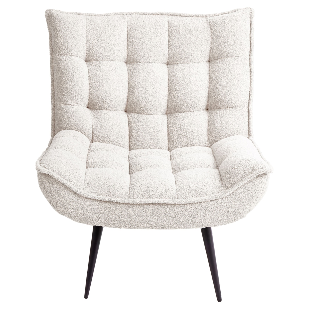 Fotel ALVESTA Boucle Biały