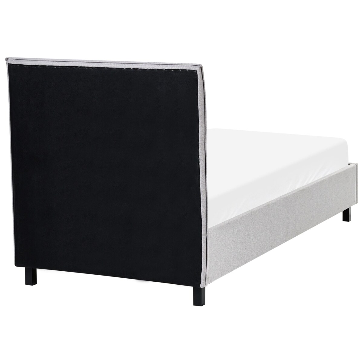 Łóżko SENNEZ 90 x 200 cm Jasnoszary