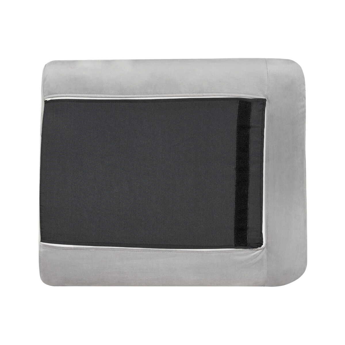 Fotel szary welurowy VINTERBRO