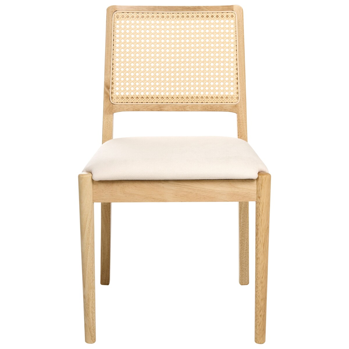 Zestaw 2 krzeseł do jadalni TAMARAC Drewno Jasnobrązowy