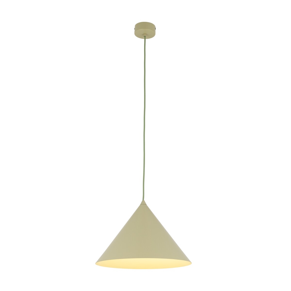 Lampa wisząca TK Lighting CONO L Pistacio zielona E27 loftowa regulowana do 160 cm
