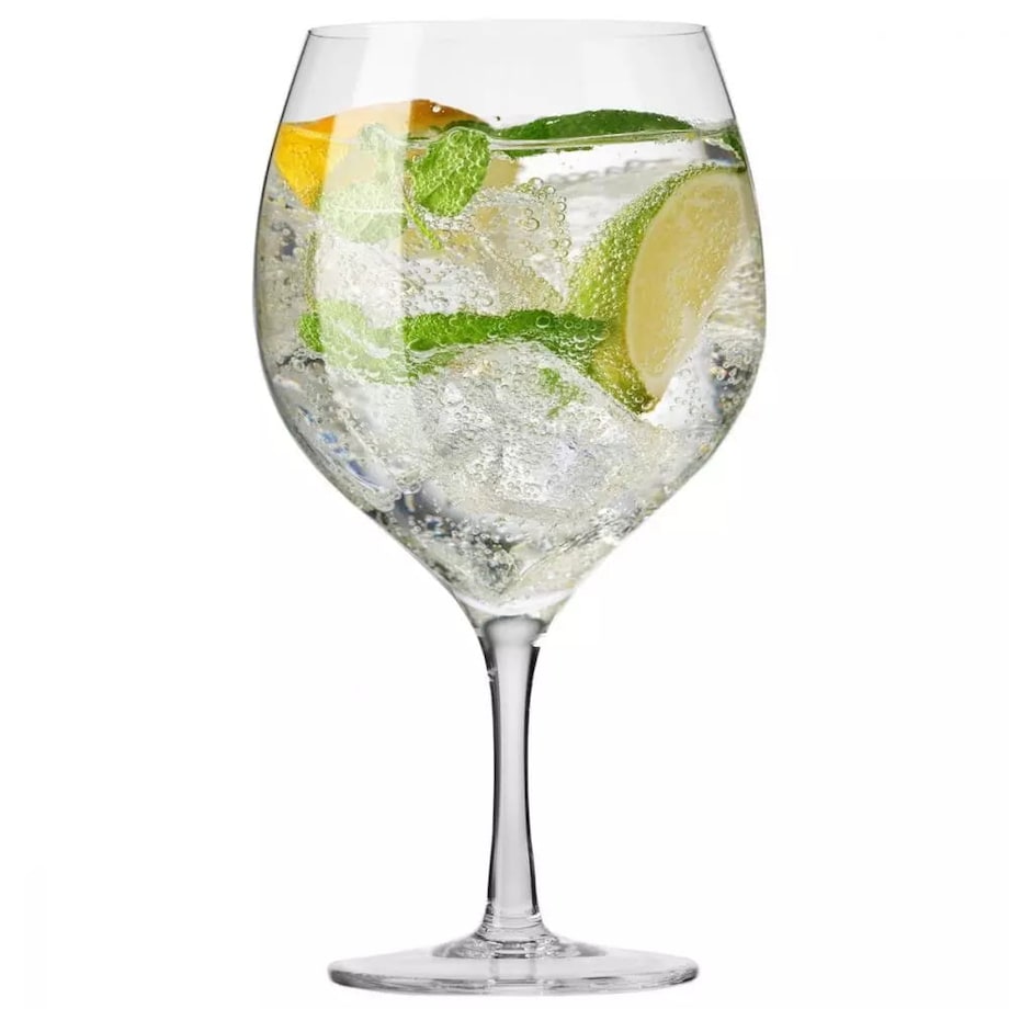 Duże Kieliszki Gin Tonic Koktajle na Nóżce Krosno Harmony 6 x 700 ml Zestaw