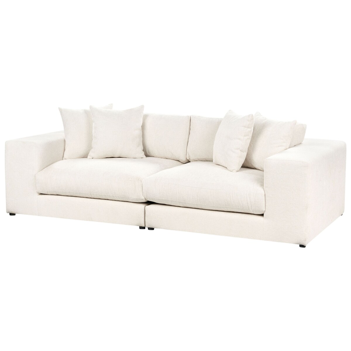 Sofa 3-osobowa biała GLORVIKA II