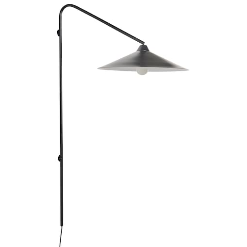 Lampa ścienna NENTON Czarny Metal