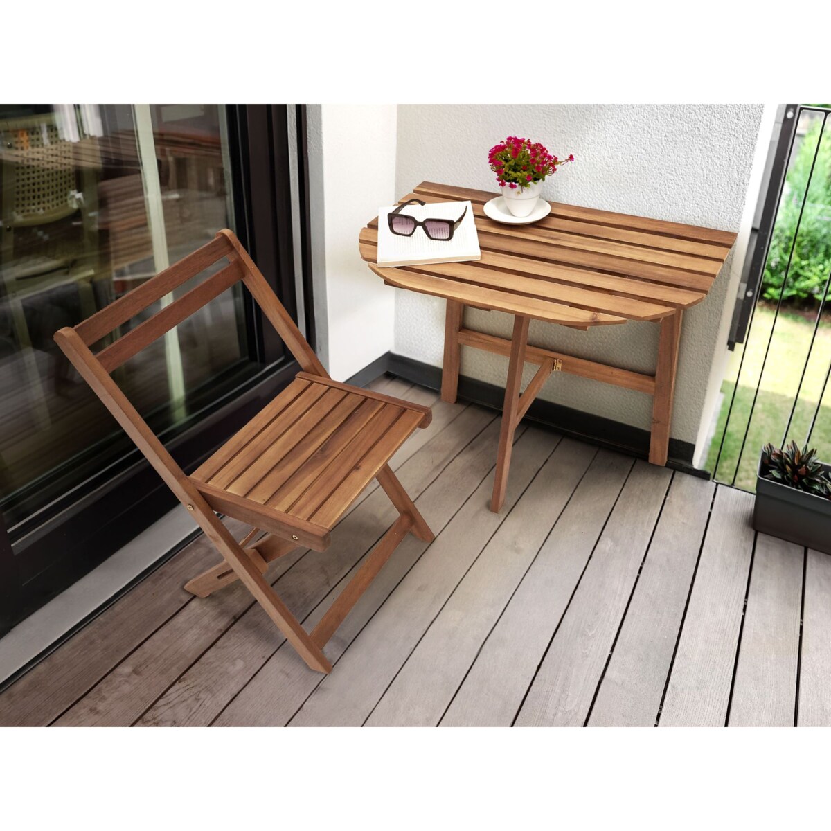 Stolik bistro OSIGO 44 cm 70 cm Brązowy