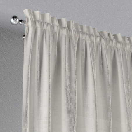 Zasłona na kanale z grzywką 1 szt. 130x245 ecru