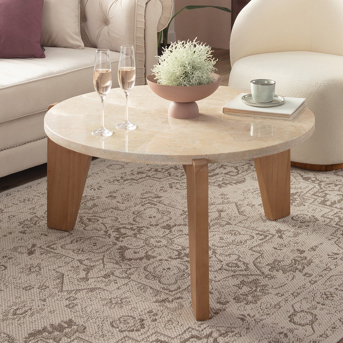 Stolik kawowy Teague 95x45cm, 95 x 45 cm