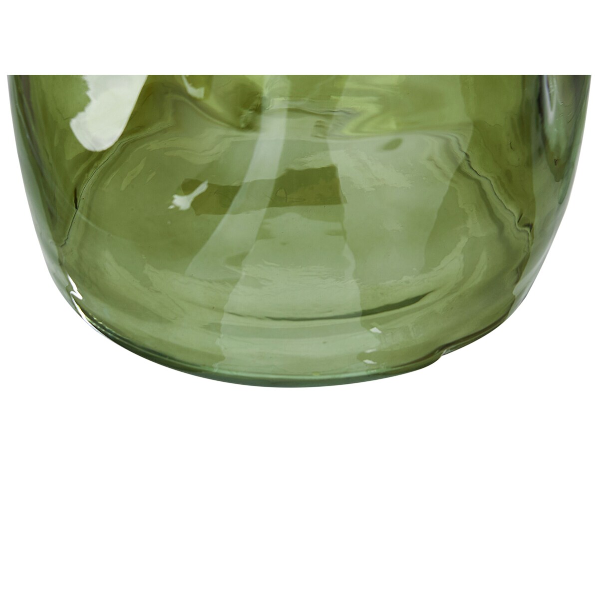 Wazon na kwiaty 30 cm zielony KERALA