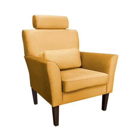 Fotel PIRO MG VELVET musztardowy/curry