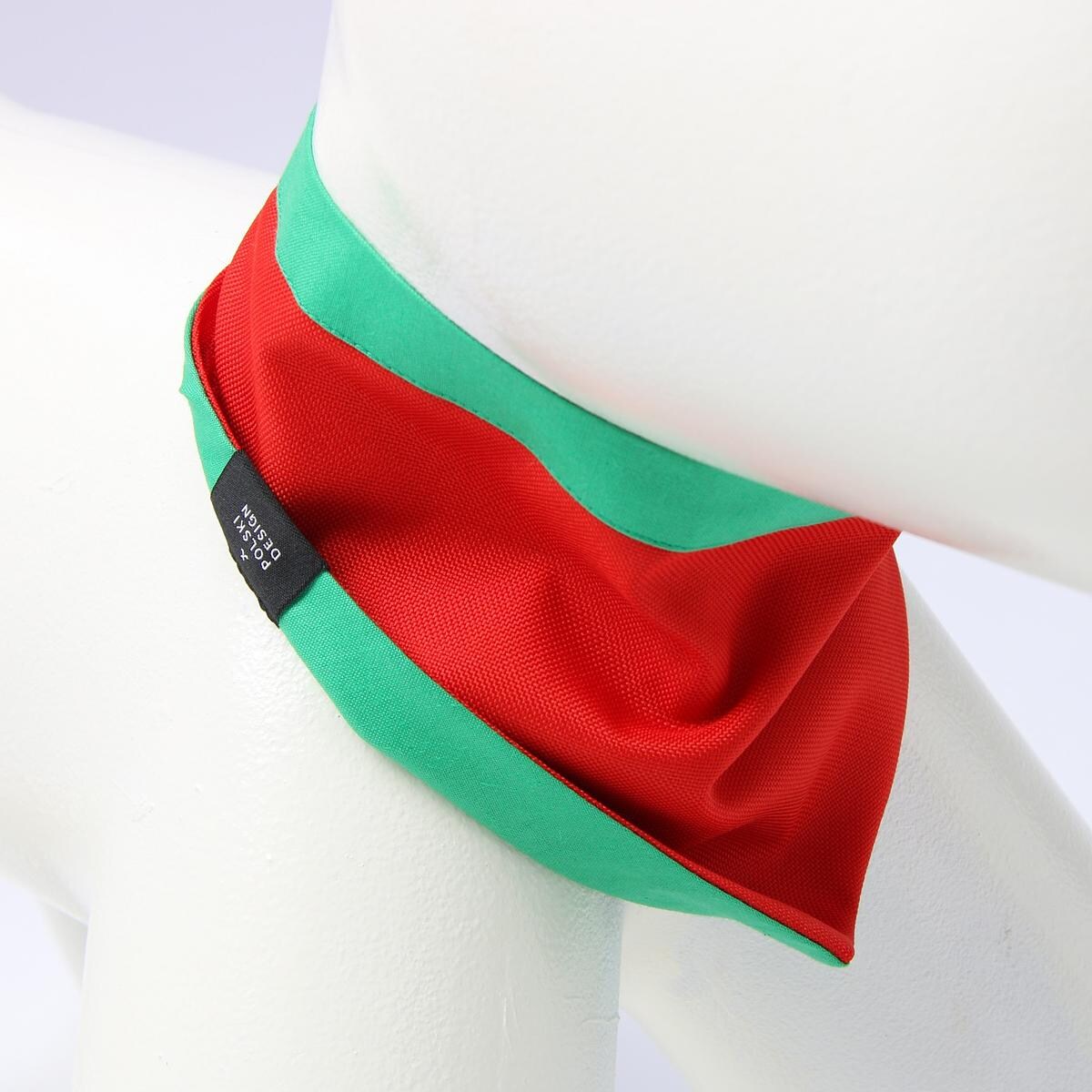 Bandanka "Zawstydzona biel" - Rozmiar: S, Rodzaj: Zapinana na szyi