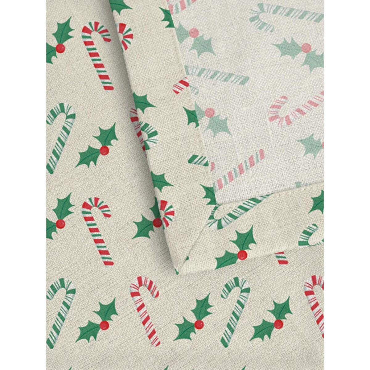 Serwetki świąteczne - Laski świąteczne i jemioła (2szt.)