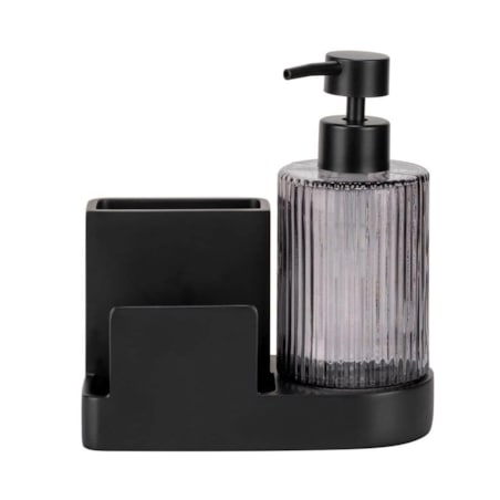 Organizer łazienkowy 17x16x7,5cm z dozownikiem 420 ml APINA