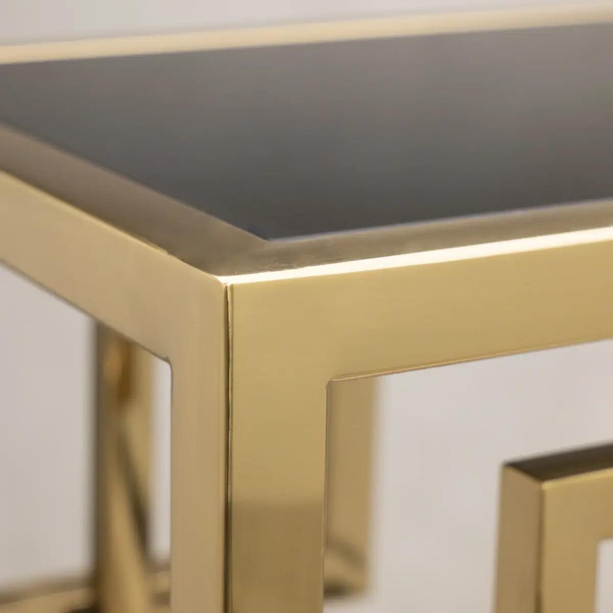 Stolik do sypialni Astoria AS-C1613AU Cosmolight złoty czarny