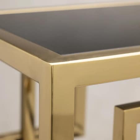 Stolik do sypialni Astoria AS-C1613AU Cosmolight złoty czarny