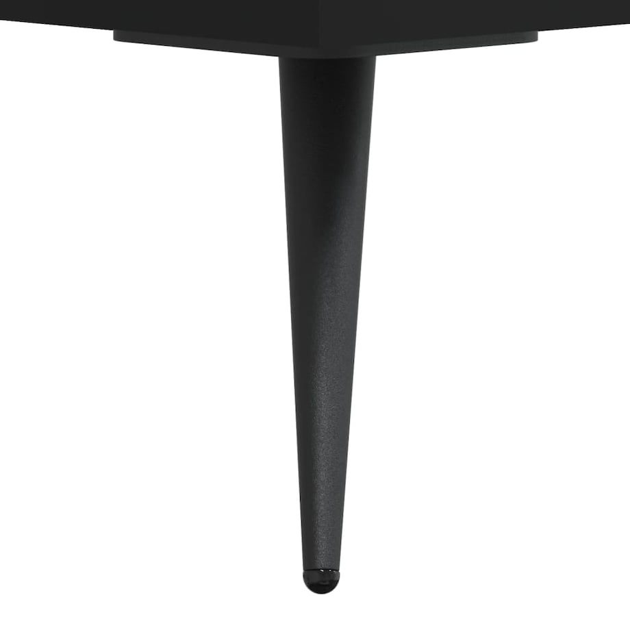 vidaXL Szafka pod TV, czarna, 150x30x44,5 cm, materiał drewnopochodny