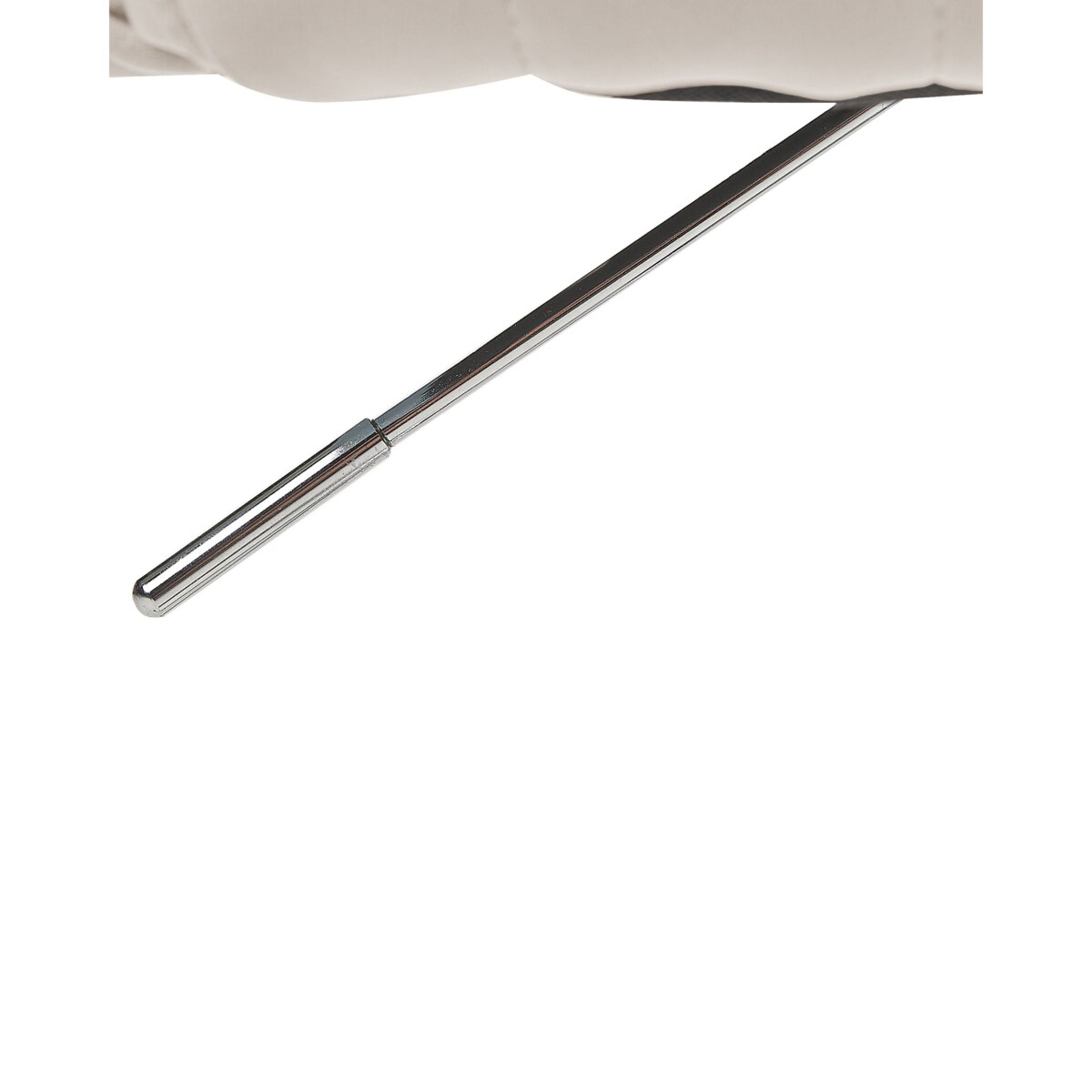 Krzesło biurowe regulowane welurowe beżowe KATONAH