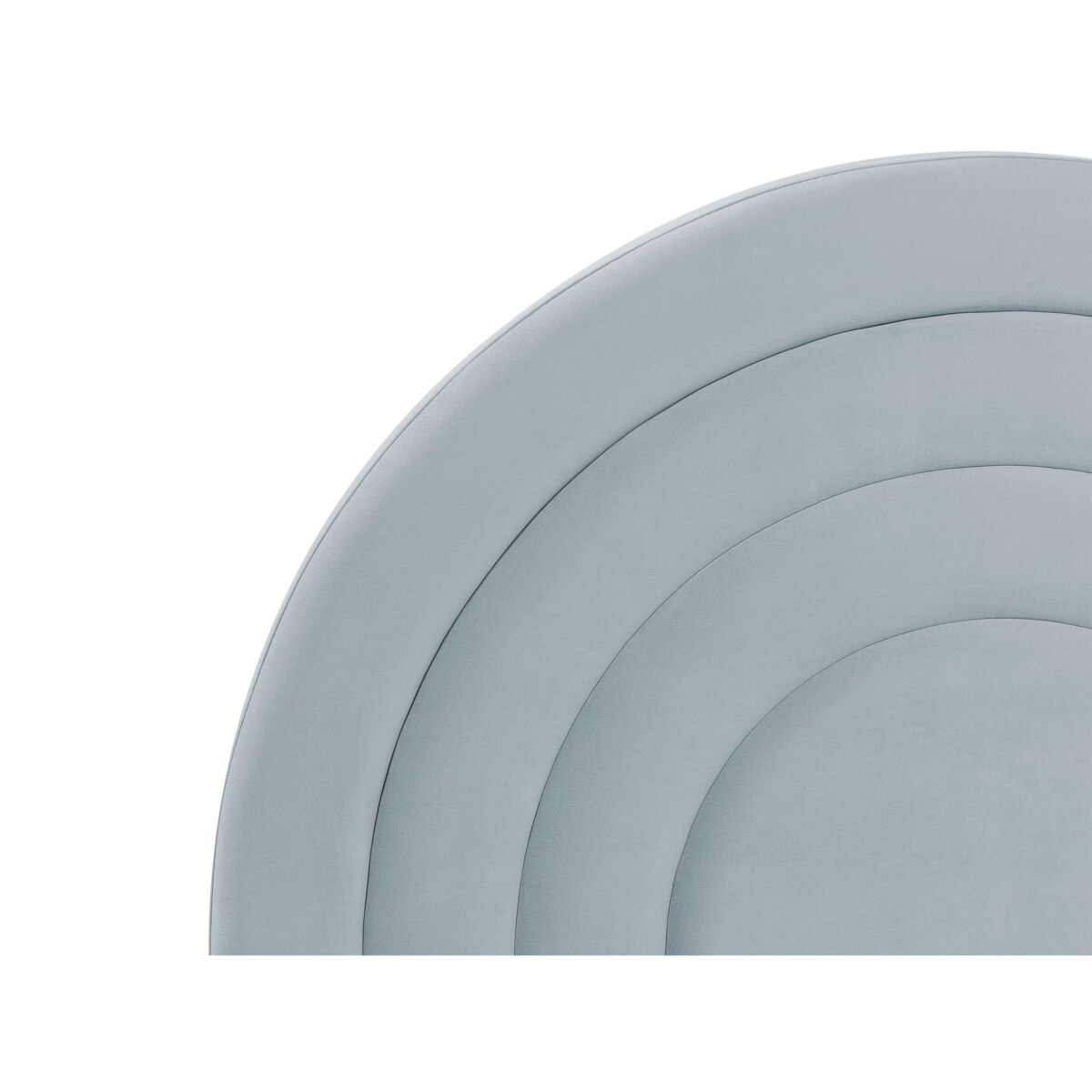 Łóżko welurowe 90 x 200 cm jasnoniebieskie ANET