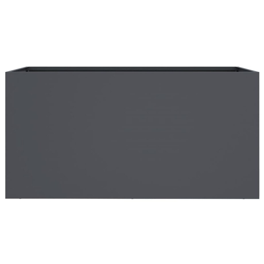 vidaXL Donica, antracytowa, 62x30x29 cm, stal